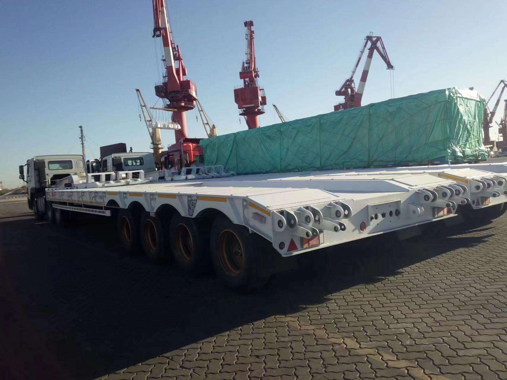 Trailer convoy delivered to a customer in Kyrgyzstan